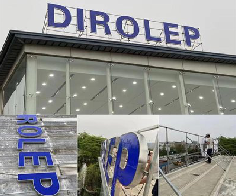 丹巴楼顶发光字安装的注意事项。